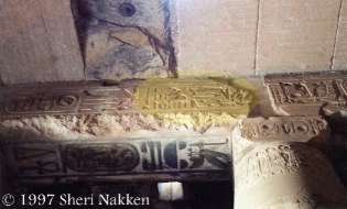 Abydos carvings