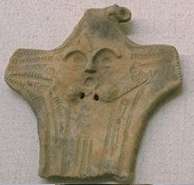 flat table-like dogu middle Jomon period