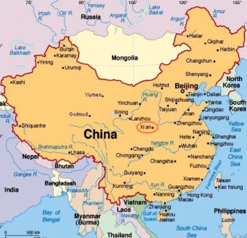 Xian in China