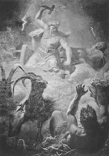 Thor fights giants