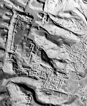 City ruins at Sea of Storms, Moon