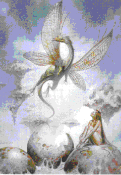 Dreamer and flying snake