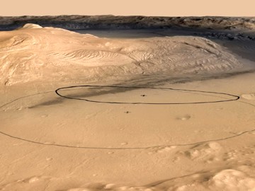 Landing site: Mars Science Laboratory