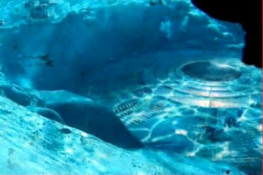 Round object at Baltic seabed, July 2011