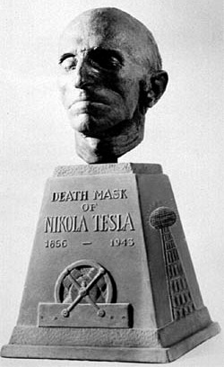 Death Mask of Nikola Tesla