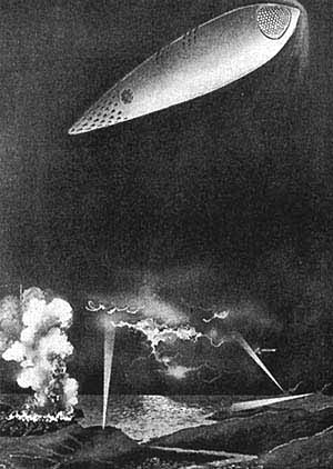 Flying machine of Nikola Tesla