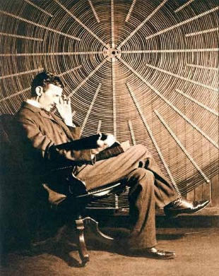 Nikola Tesla and Wheel