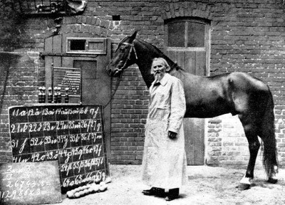 Hans with W. von Osten