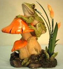 Toad upon toadstool