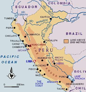 Peru map
