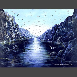 Painting of Akiane: Power Prayer