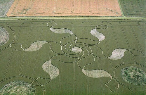 Yin-Yang like Dolphins at Alton Barnes, Wiltshire