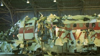 DC-9 after Crash Ustica island