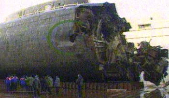 Kursk submarine after Crash