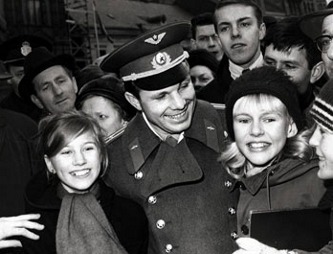 Hero at the moment: Gagarin