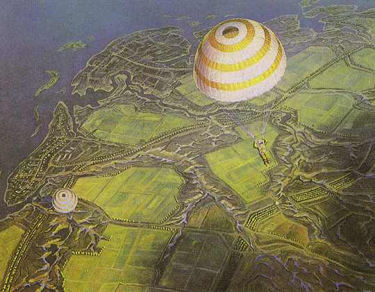 Vostok landing by Leonov and Sololov