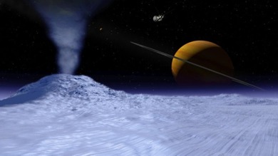 Vulcano at Enceladus - Moon of Saturn