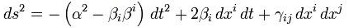 Formula: Alcubierre drive