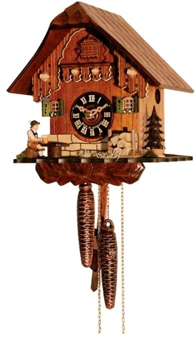 weight driven cockoo clock