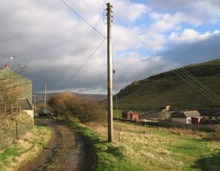 Road near Wardle